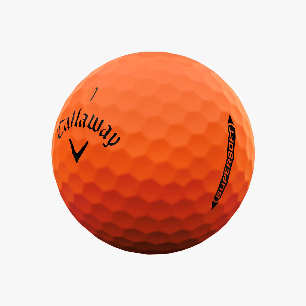 Callaway Supersoft Matte Golfbälle orange – 12er Pack Golfbälle Callaway