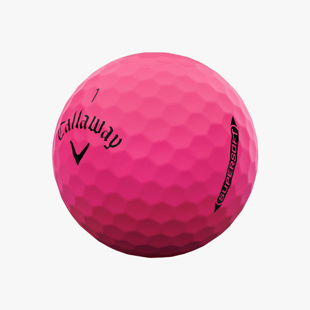Callaway Supersoft Matte Golfbälle pink – 12er Pack Golfbälle Callaway