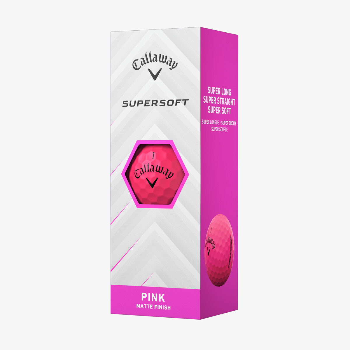 Callaway Supersoft Matte Golfbälle pink – 12er Pack Golfbälle Callaway