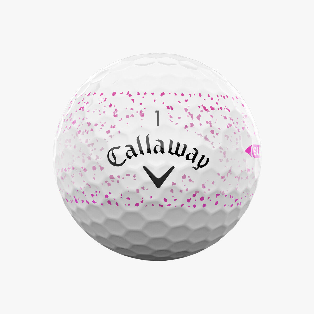 Callaway Supersoft Splatter 360 Golfbälle pink – 12er Pack Golfbälle Callaway