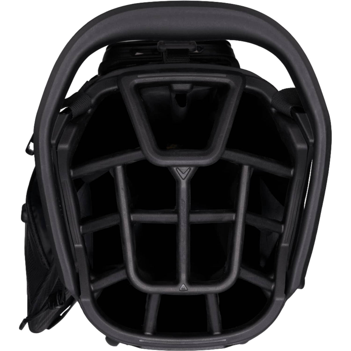 Schwarzes Callaway Fairway 14 HD Standbag mit 14-fach Unterteilung und gepolstertem Griff.