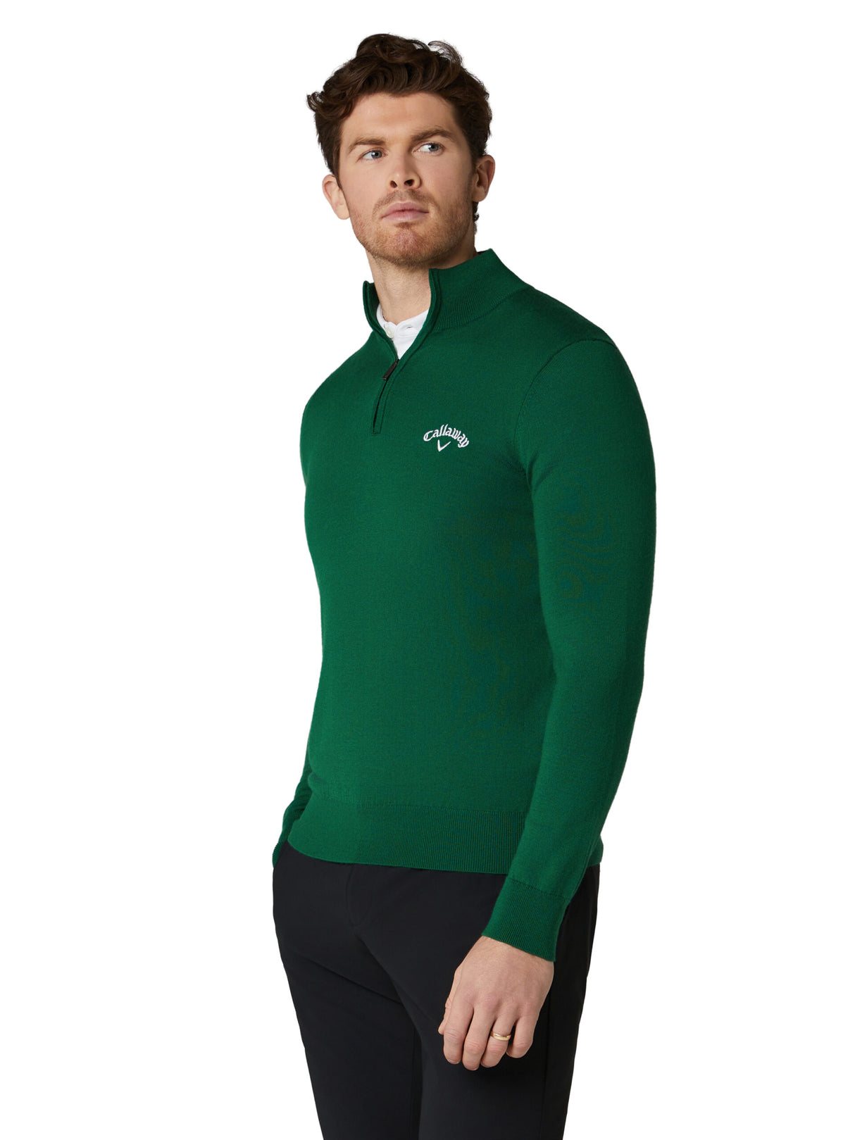 Pull de golf Callaway en mérinos mélangé