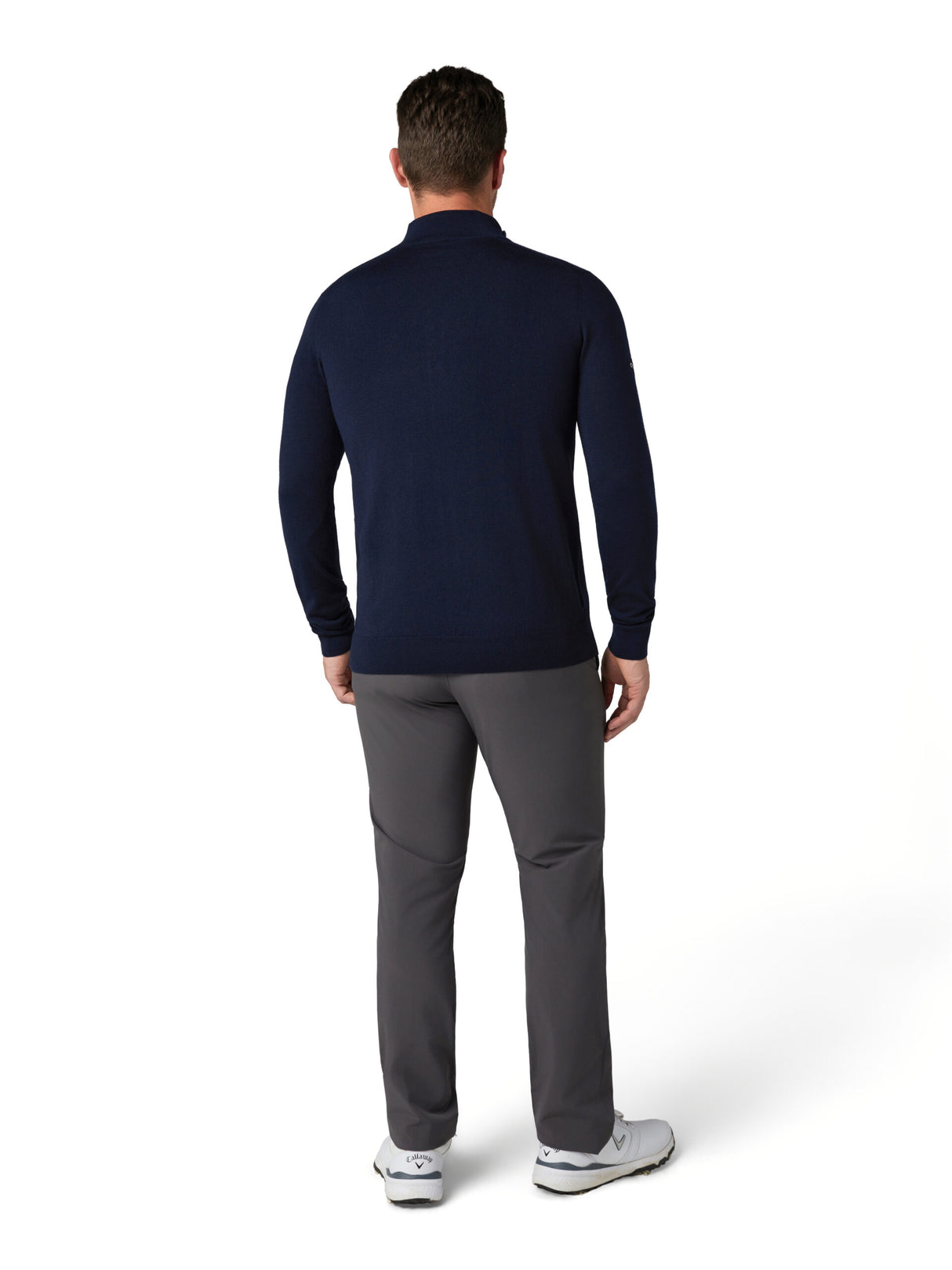 Pull de golf Callaway en mérinos mélangé