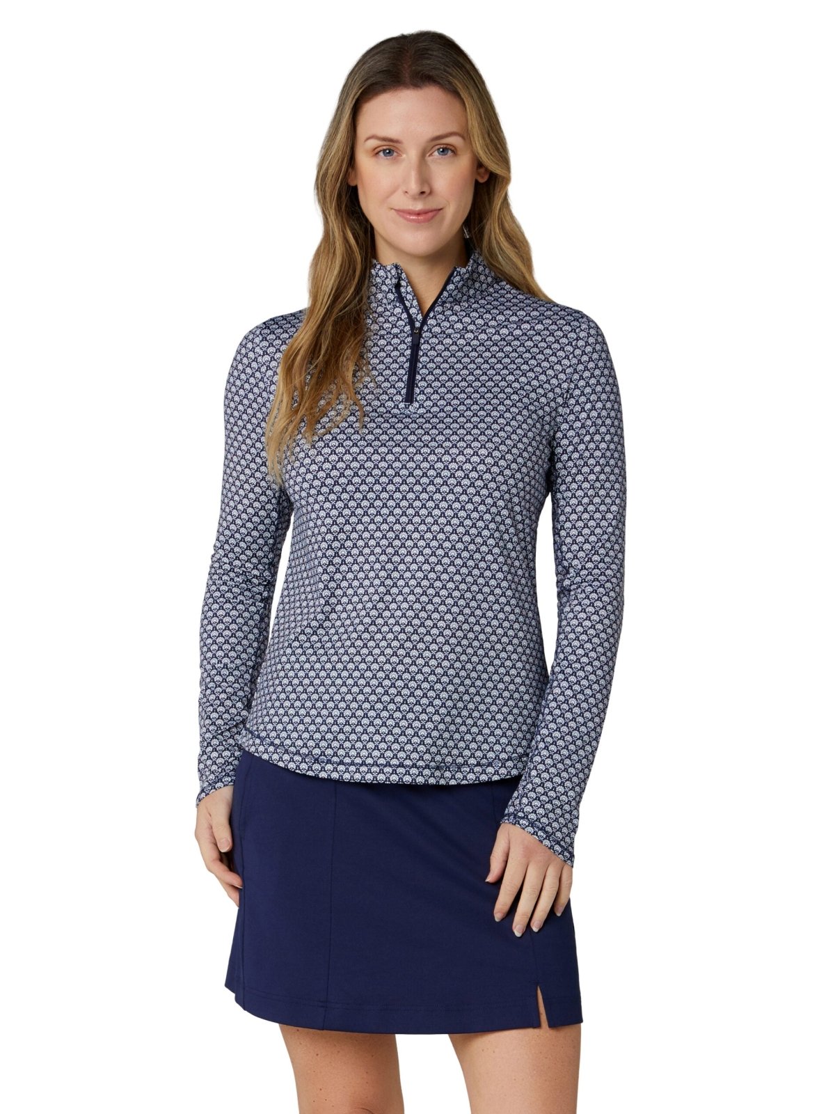 Callaway Women's Scarf Geo Sun Protection Top