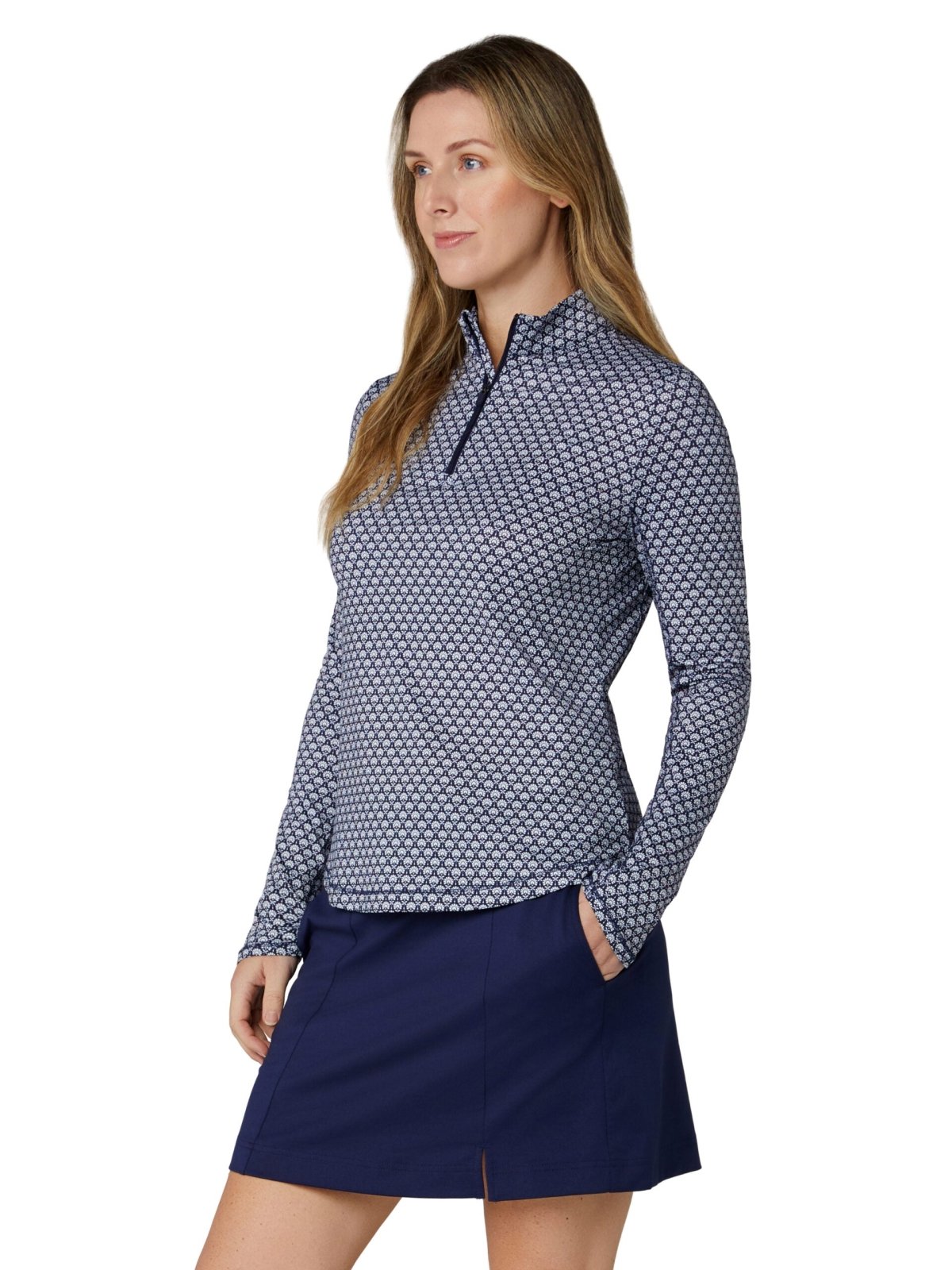 Callaway Women's Scarf Geo Sun Protection Top
