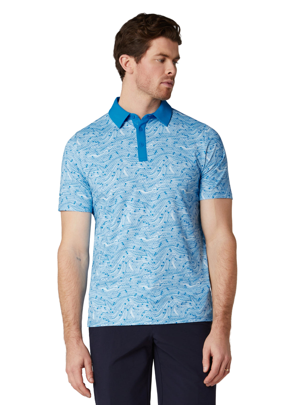 Callaway Herren Print Poloshirt