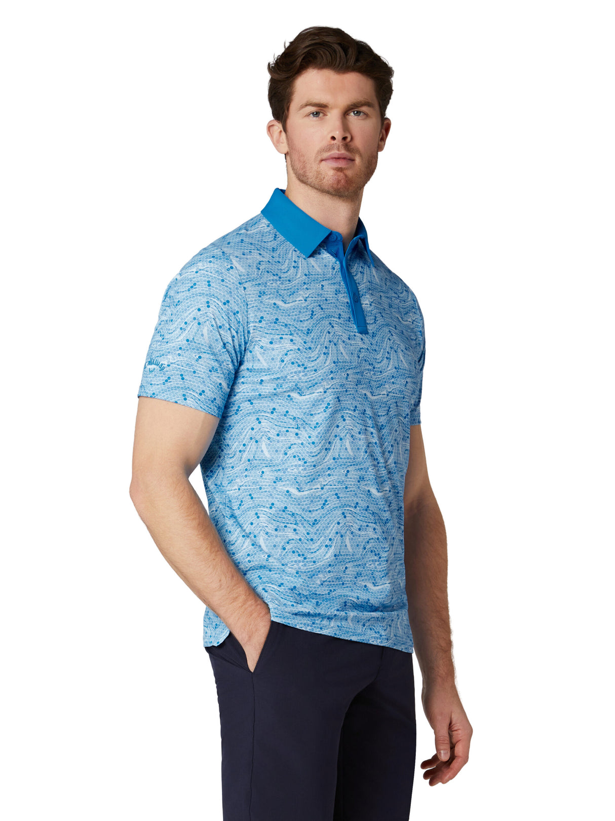 Callaway Herren Print Poloshirt