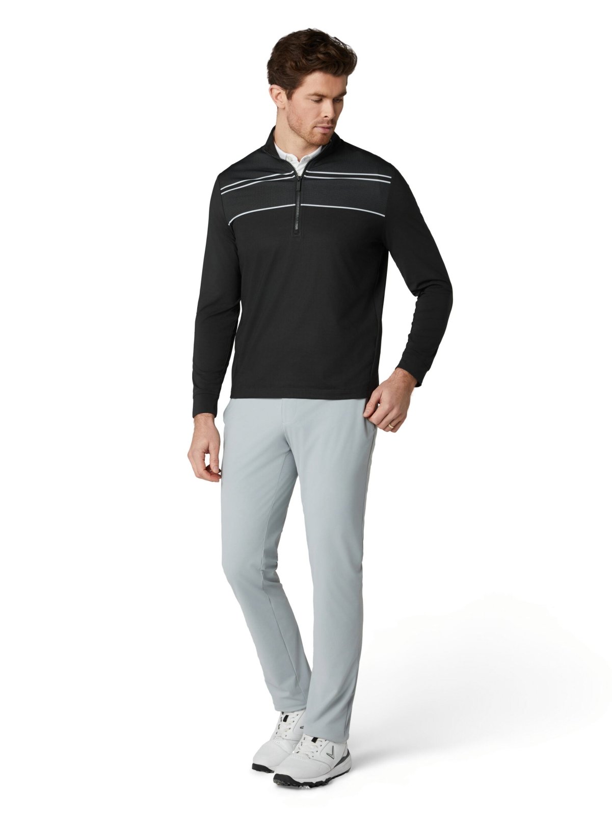 Callaway Men's Blocked Printed Pullover