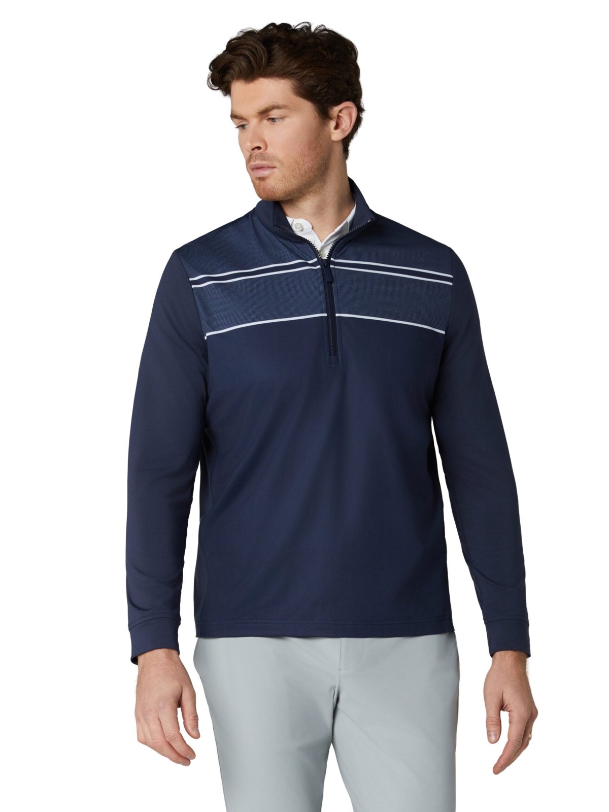 Callaway Men's Blocked Printed Pullover