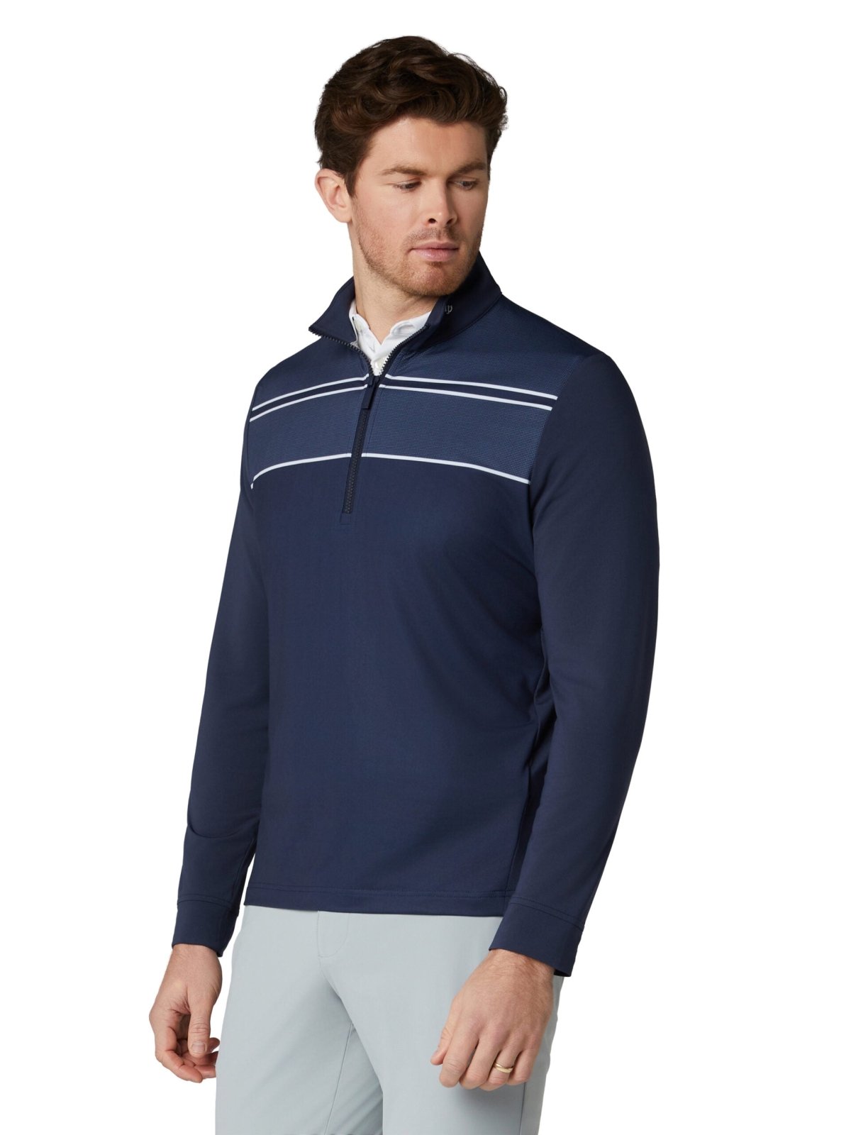 Callaway Men's Blocked Printed Pullover