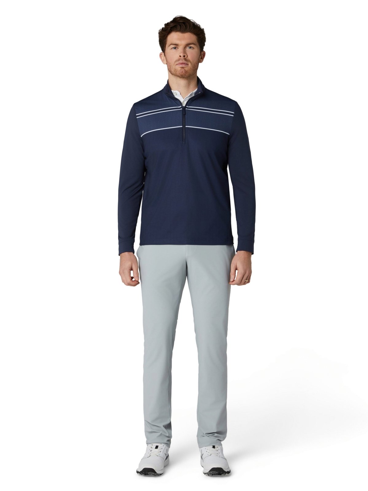 Callaway Men's Blocked Printed Pullover