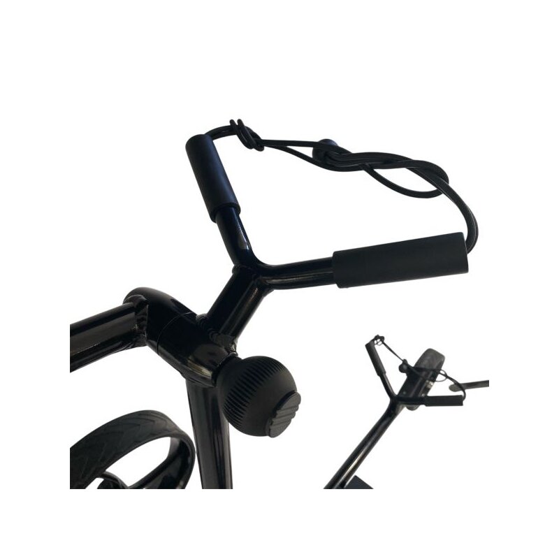 Elektro Golf Trolley Ranger Aluminium schwarz (Inkl. Zubehör) Golftrolley Elektrisch Trendgolf