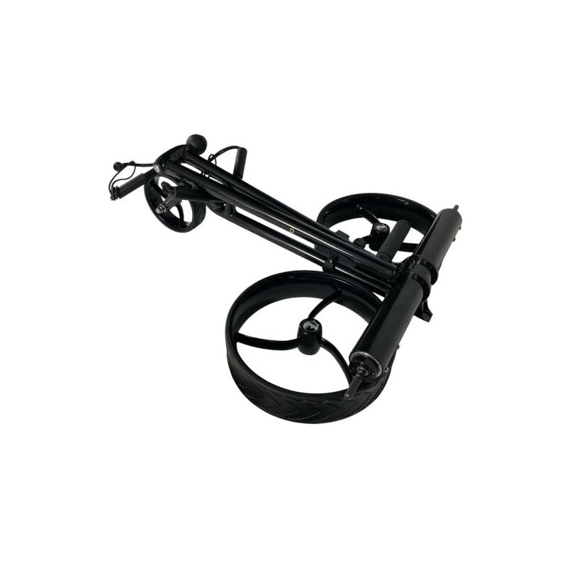 Elektro Golf Trolley Ranger Aluminium schwarz (Inkl. Zubehör) Golftrolley Elektrisch Trendgolf