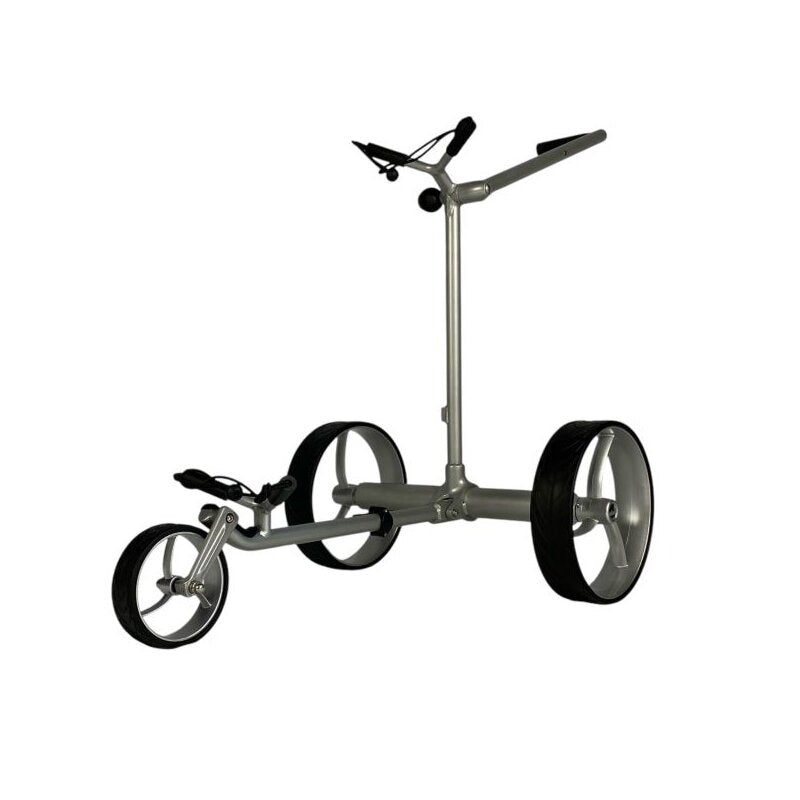 Elektro Golf Trolley Ranger Aluminium silber (inkl. Zubehör) Golftrolley Elektrisch Trendgolf