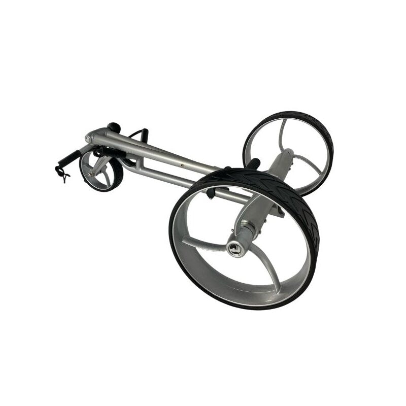 Elektro Golf Trolley Ranger Aluminium silber (inkl. Zubehör) Golftrolley Elektrisch Trendgolf