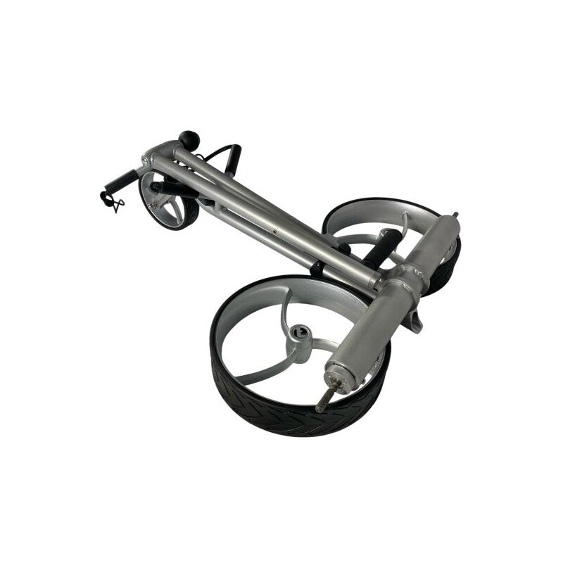 Elektro Golf Trolley Ranger Aluminium silber (inkl. Zubehör) Golftrolley Elektrisch Trendgolf