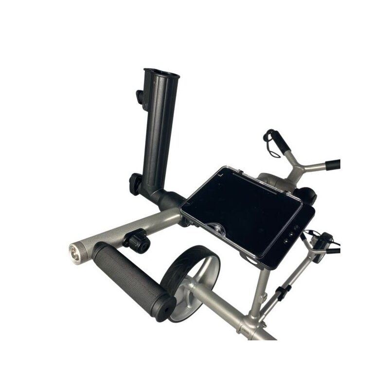 Elektro Golf Trolley Ranger Aluminium silber (inkl. Zubehör) Golftrolley Elektrisch Trendgolf