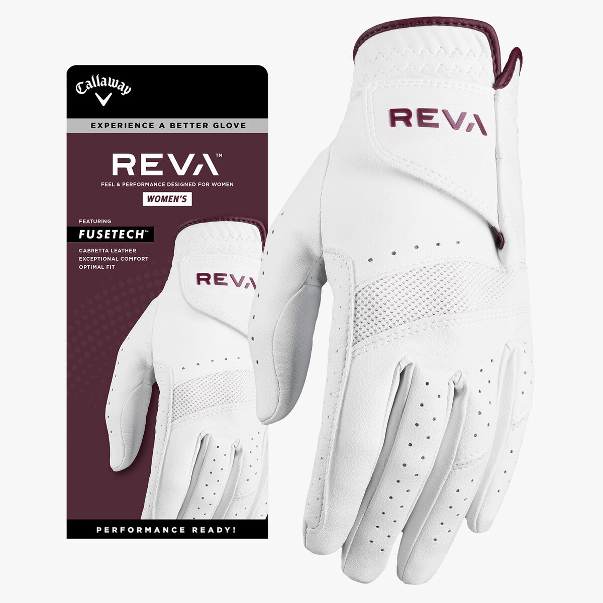 Callaway Reva Golfhandschuh - weiß Golfhandschuhe Callaway Linkshand M