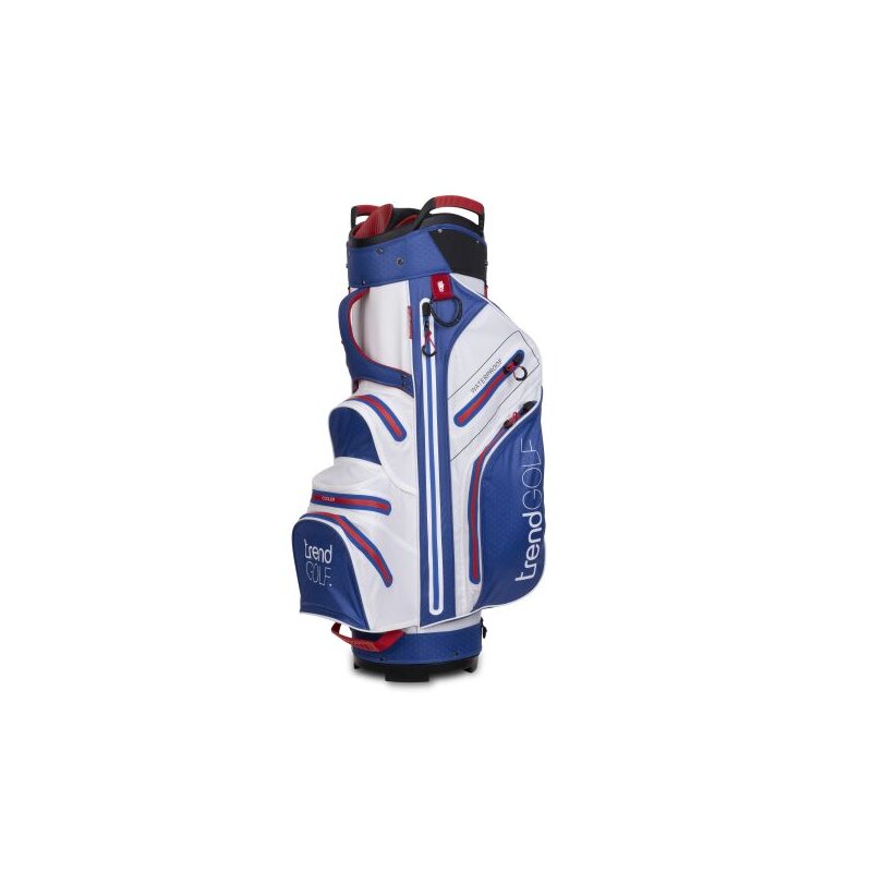 Golfbag trendGOLF Rainline Pro wasserdicht weiß/blau/rot Golfbags Wasserdicht Trendgolf
