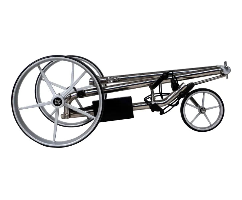 Haicaddy® HC9 Elektrocaddy - Edelstahl poliert Golftrolley Elektrisch Tourmade