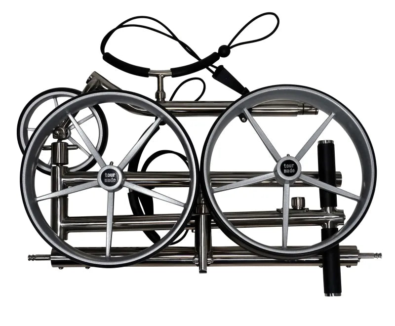 Haicaddy® HC9 Elektrocaddy - Edelstahl poliert Golftrolley Elektrisch Tourmade