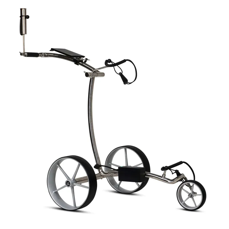 Haicaddy® HC9S Facelift Golftrolley Elektrisch Tourmade Silber/Silber