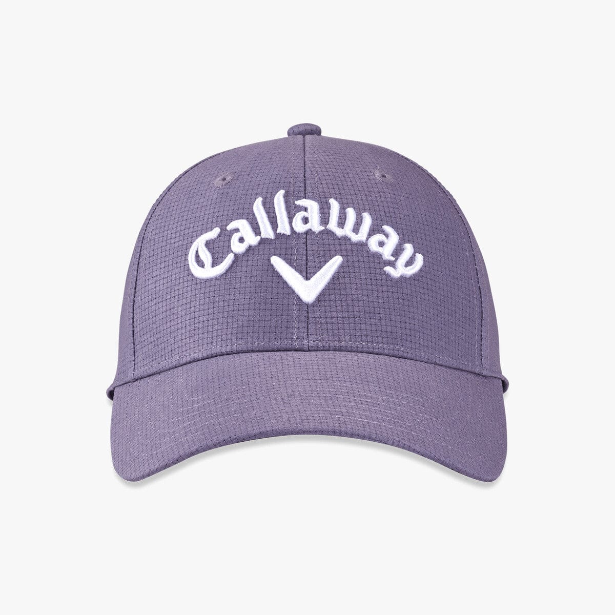 Lila Callaway Junior Golfcap mit weißem Logo und geschwungenem Schirm.