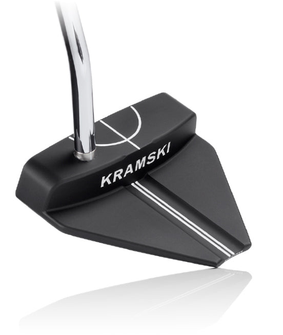 Schwarzer Kramski HPP 325 TP Putter mit weißer Linienmarkierung und glänzendem Schaft.