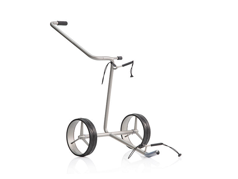 JuStar SILVER manuell 2-Rad Golftrolley Golftrolley Justar Golf