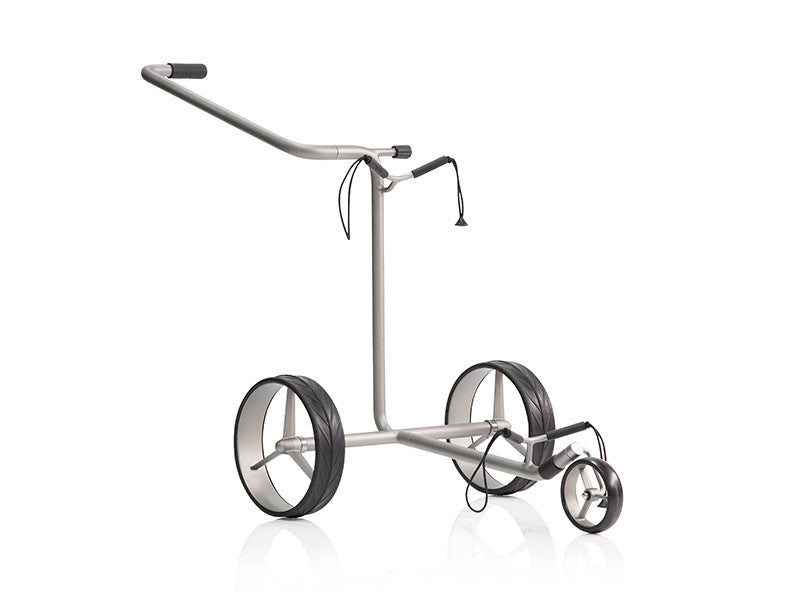 JuStar SILVER 3-Rad manuell Golftrolley Golftrolley Justar Golf