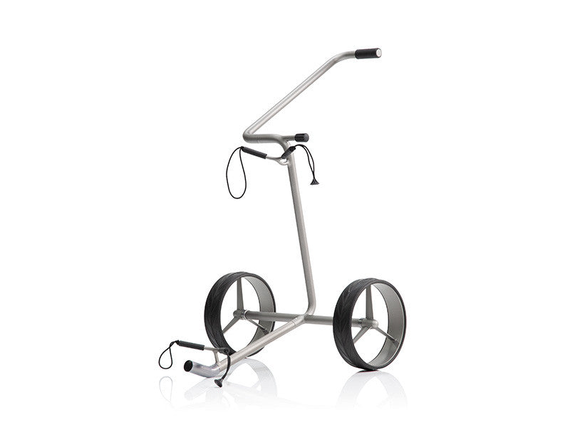 JuStar SILVER manuell 2-Rad Golftrolley Golftrolley Justar Golf