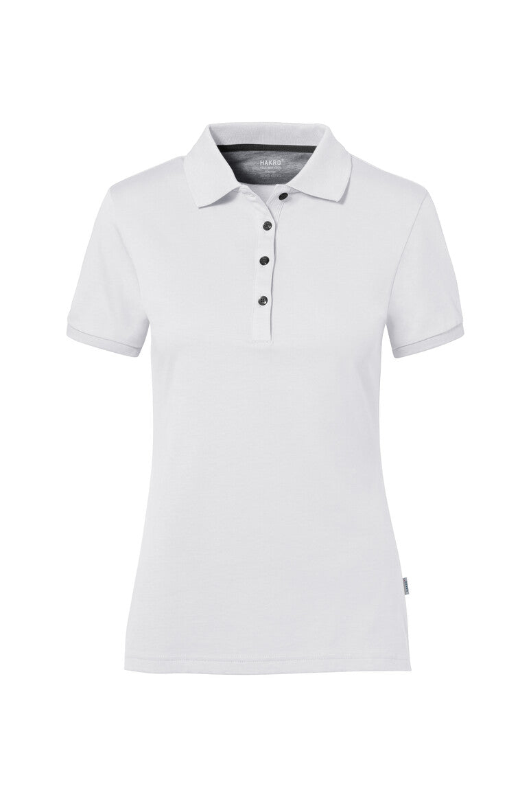 HAKRO COTTON TEC® DAMEN POLOSHIRT - Bedruckbar Damenpolo bedruckbar Hakro Weiß XS