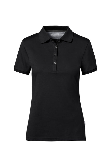 HAKRO COTTON TEC® DAMEN POLOSHIRT Damenpolo Hakro Schwarz XS