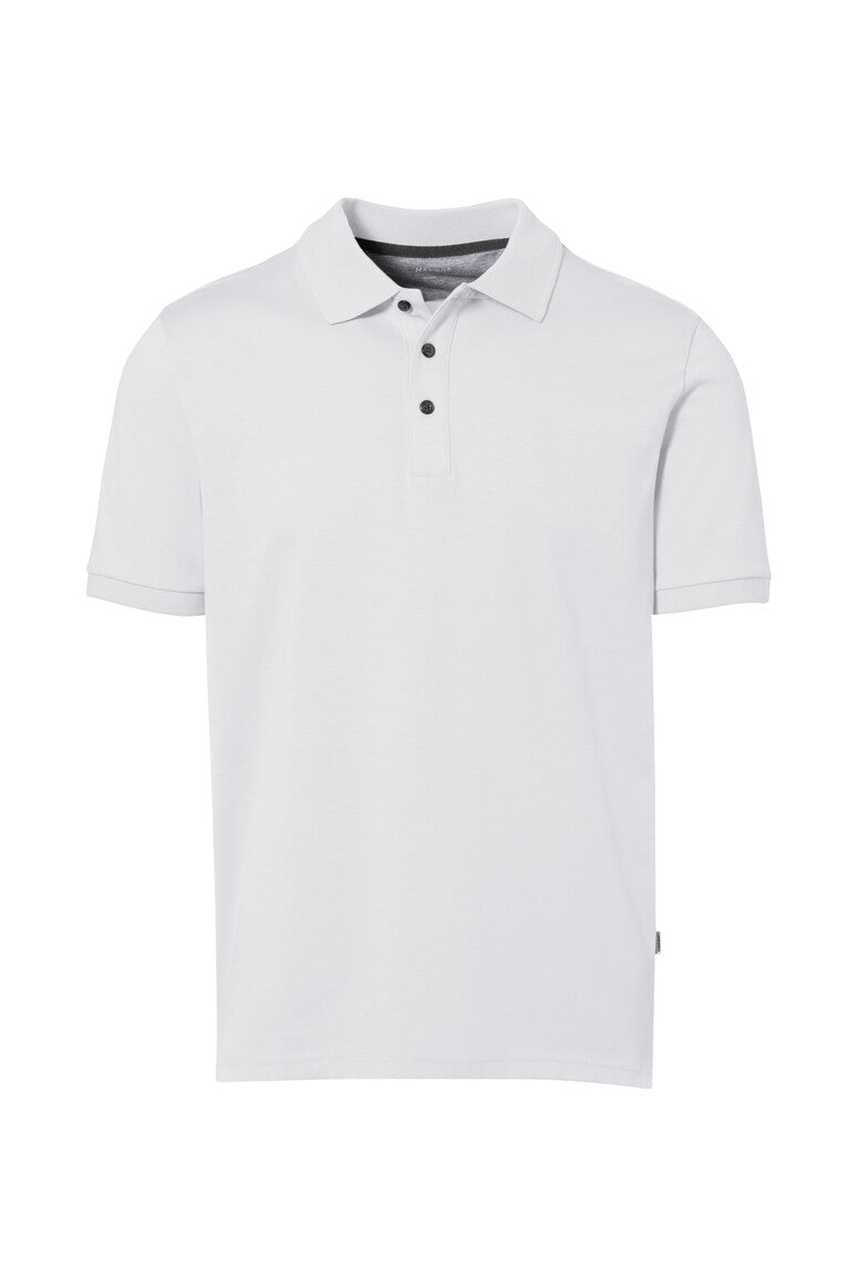 HAKRO COTTON TEC® POLOSHIRT - Bedruckbar Herrenpolo bedruckbar Hakro Weiß XS