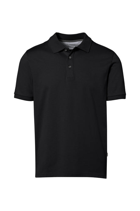 HAKRO COTTON TEC® POLOSHIRT Herrenpolo Hakro Schwarz XS