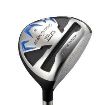 MacGregor DCT3000 Herren Golfschläger mit silbernem und blauem Schlägerkopf.