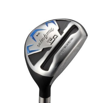 MacGregor DCT3000 Herren Golfschläger mit silbernem und blauem Kopf, schwarzem Schaft.