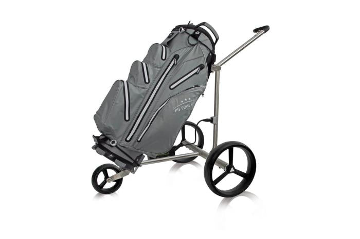 "Vorführmodell" Nitro Flat Steel Golftrolley Elektrisch PG-Powergolf