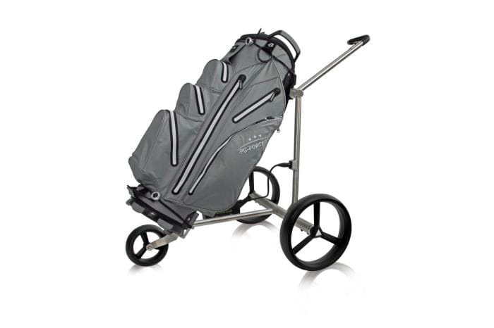"Vorführmodell" Nitro Flat Steel Golftrolley Elektrisch PG-Powergolf