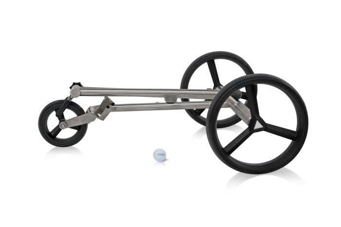 "Vorführmodell" Nitro Flat Steel Golftrolley Elektrisch PG-Powergolf