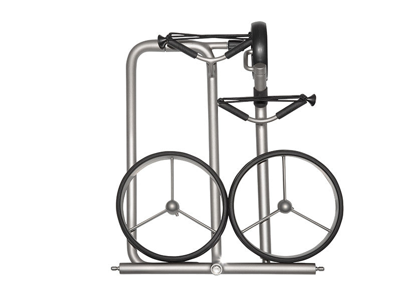 JuStar SILVER 3-Rad manuell Golftrolley Golftrolley Justar Golf