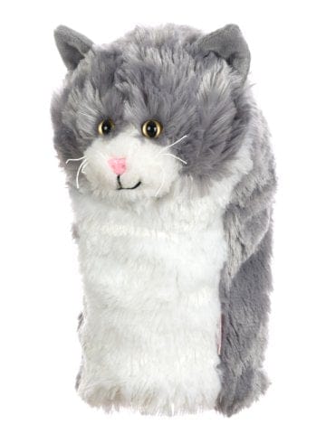 Daphnes Headcovers für Driver & Fairway - Grey and White Cat Daphnes Golf