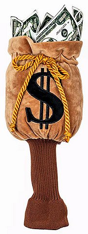 Daphnes Headcovers für Driver & Fairway - Money Bag Daphnes Golf