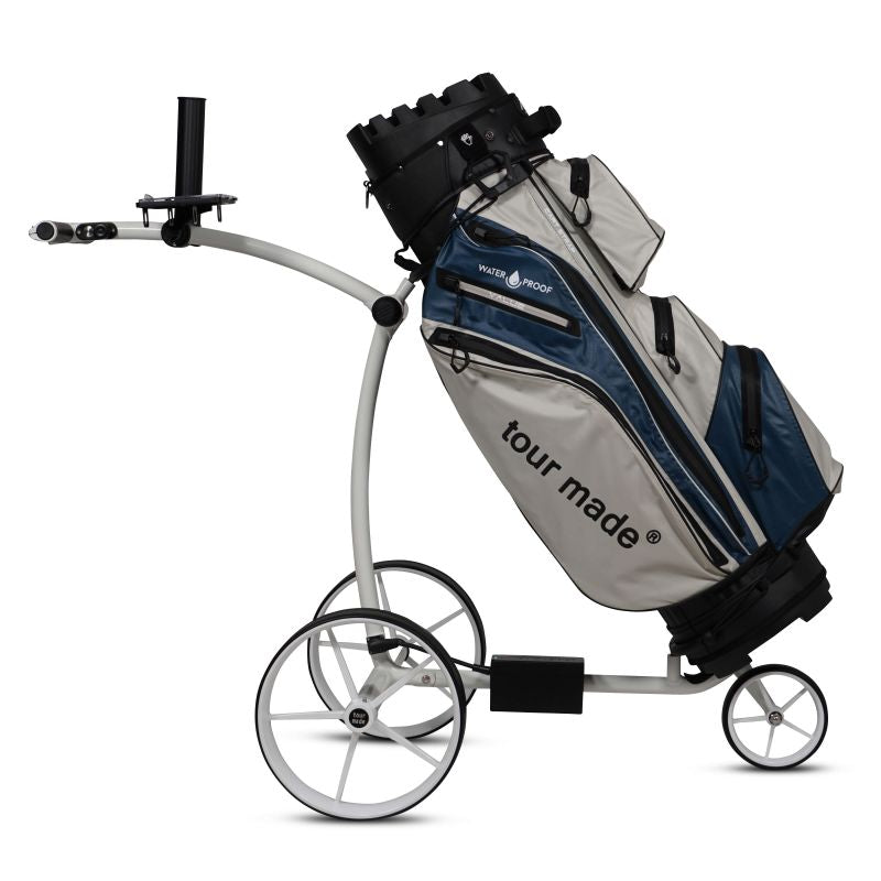 Tour Made RT-670S - Weiß Golftrolley Elektrisch Tourmade