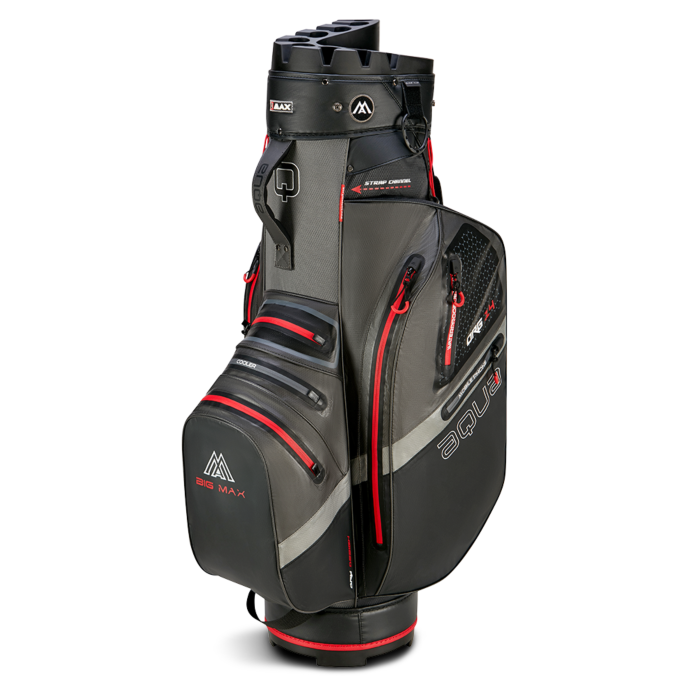 Big Max Aqua Silencio 4 Cartbag Cartbags Big Max charcoal-black-red