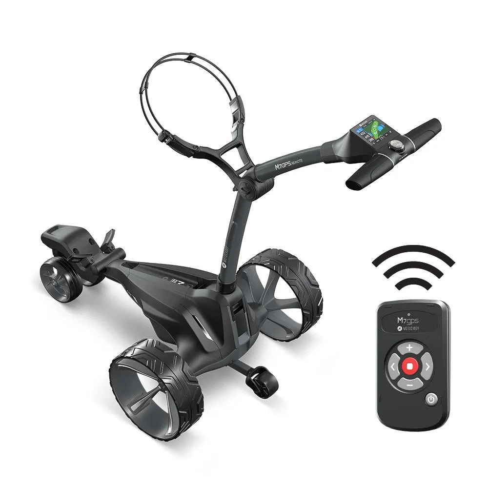 Motocaddy M7 GPS REMOTE Ultra Lithium Elektro-Trolley 2025 Golftrolley Elektrisch Motocaddy Golf