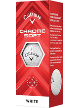 Callaway Chrome Soft 2024 Golfbälle – 12er-Pack Golfbälle Callaway