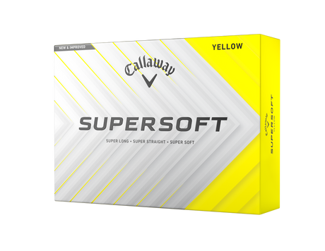 Callaway Supersoft Golfbälle - gelb - 12er Pack Golfbälle Callaway