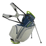Big Max Aqua Hybrid 4 Standbag + Cartbag Big Max Navy-Grey-Lime
