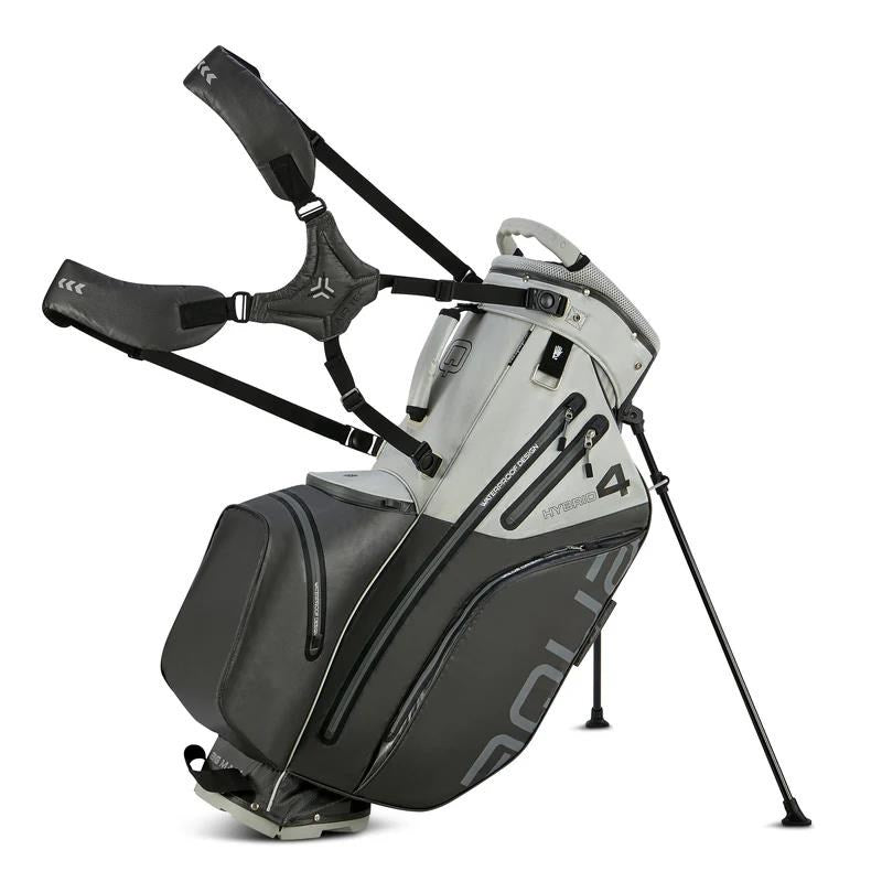 Big Max Aqua Hybrid 4 Standbag + Cartbag Big Max Grey-Silver